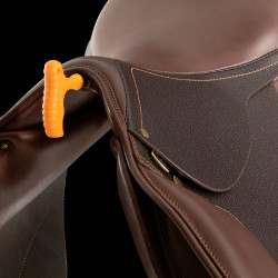 Selle d'obstacle en cuir Acavallo Veneziano Marron foncé Selle d'obstacle en cuir Acavallo Veneziano Marron foncé