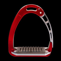 Aluminium stijgbeugels Acavallo Arena Aluplus Rood