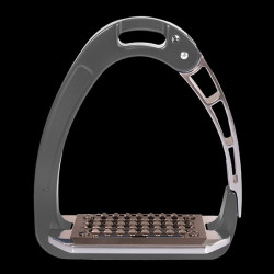 Étriers en aluminium Acavallo Arena Aluplus Titane Gris Étriers en aluminium Acavallo Arena Aluplus Titane Gris