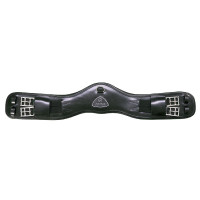 Sangle courte anatomique en cuir Acavallo Noir Sangle courte anatomique en cuir Acavallo Noir