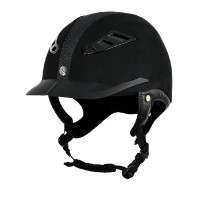 Back on Track® EQ3 Lynx Microfibre/Strass Cap Zwart
