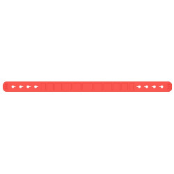 Straps de paturon Scoot Boots par 4 Hibiscus Rouge