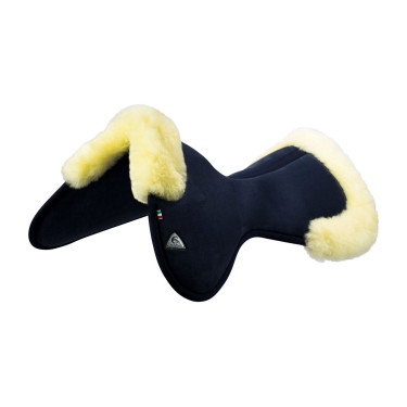 Amortisseur mousse à mémoire de forme Acavallo Close Contact mouton Bleu / naturel