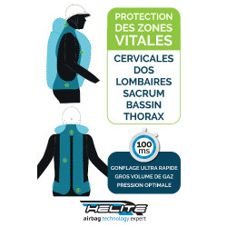Gilet Airbag Helite Zip'in 2 Gilet Airbag Helite Zip'in 2