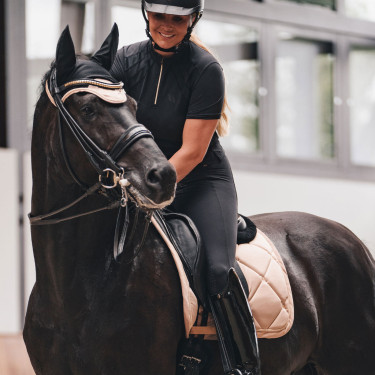 Zadeldek Dressuur Night Collection Back On Track Champagne Beige Zadeldek Dressuur Night Collection Back On Track Champagne Beige