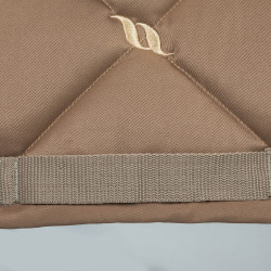 Zadeldek Dressuur Night Collection Back On Track Nougat Bruin Zadeldek Dressuur Night Collection Back On Track Nougat Bruin