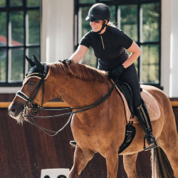 Tapis de Selle Dressage Night Collection Back On Track Nougat Marron