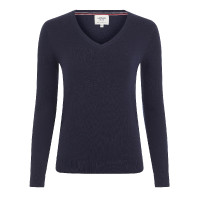 V-hals trui LeMieux Elite dames Marineblauw