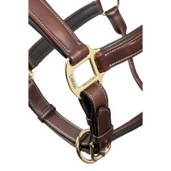 Licol en cuir cousu LeMieux Marron Licol en cuir cousu LeMieux Marron