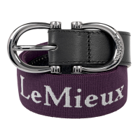 Elastische riem LeMieux Aubergine Bordeaux Elastische riem LeMieux Aubergine Bordeaux