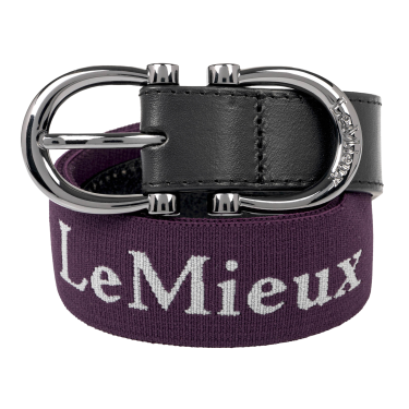 Elastische riem LeMieux Aubergine Bordeaux