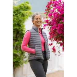 Doudoune sans manches légère LeMieux Nova Gris carbone Doudoune sans manches légère LeMieux Nova Gris carbone