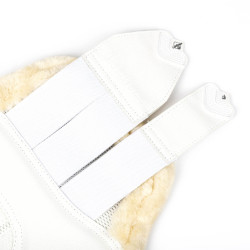 Gesloten peesbeschermers schapenvacht LeMieux Edge Mesh Wit Gesloten peesbeschermers schapenvacht LeMieux Edge Mesh Wit