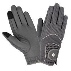 Gants d'équitation LeMieux 3D Mesh Gris