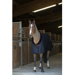 Droogdeken Equithème Teddy Noir / marron