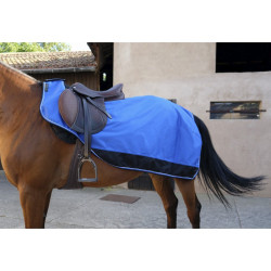 Zadeldeken Equithème Tyrex 1200 D met fleecevoering