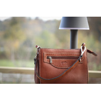 Sac à main Pénélope Clémentine Cognac Marron Sac à main Pénélope Clémentine Cognac Marron