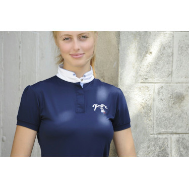 Wedstrijdpolo Pénélope Madrid met korte mouwen Wedstrijdpolo Pénélope Madrid met korte mouwen