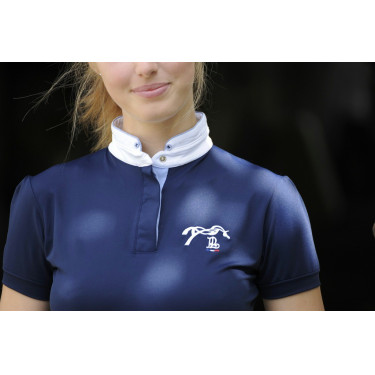Wedstrijdpolo Pénélope Madrid met korte mouwen Wedstrijdpolo Pénélope Madrid met korte mouwen