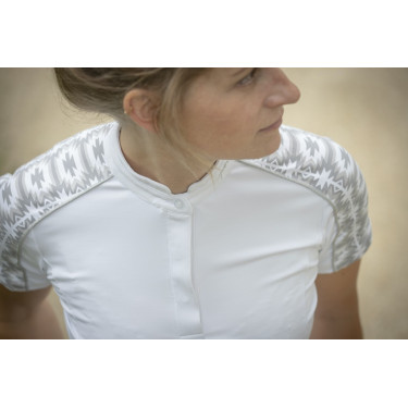 Polo Pénélope Anais Korte mouwen Wit