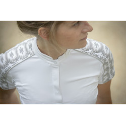 Polo Pénélope Anais Manches courtes Blanc