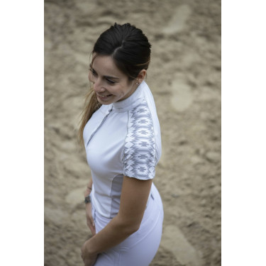 Polo Pénélope Anais Korte mouwen Wit