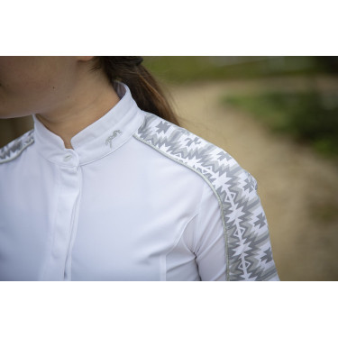 Polo Pénélope Anais Korte mouwen Wit