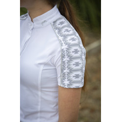 Polo Pénélope Anais Manches courtes Blanc