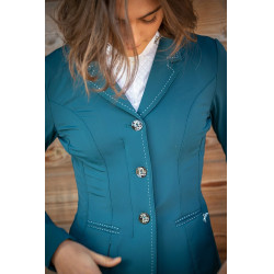 Veste de concours Pénélope Paris Air Soft Bleu canard