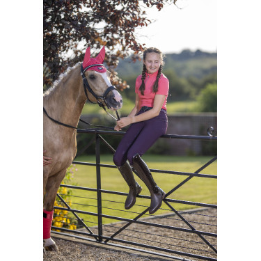 Technisch ondergoed LeMieux ActiveWear met korte mouwen Papaja Roze