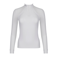Polo de concours LeMieux Olivia manches longues Blanc Polo de concours LeMieux Olivia manches longues Blanc
