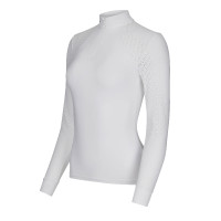 Polo de concours LeMieux Olivia manches longues Blanc Polo de concours LeMieux Olivia manches longues Blanc