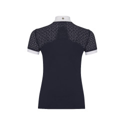 Polo de concours LeMieux Olivia manches courtes Bleu marine