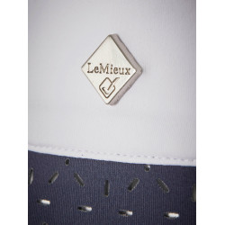 Polo de concours LeMieux Olivia manches courtes Bleu marine