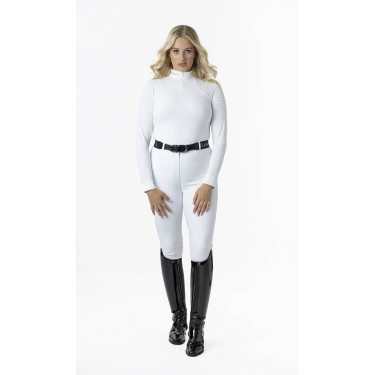 Wedstrijdpolo LeMieux Olivia lange mouwen Wit Wedstrijdpolo LeMieux Olivia lange mouwen Wit