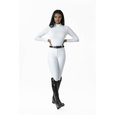 Wedstrijdpolo LeMieux Olivia lange mouwen Wit Wedstrijdpolo LeMieux Olivia lange mouwen Wit