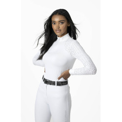 Wedstrijdpolo LeMieux Olivia lange mouwen Wit Wedstrijdpolo LeMieux Olivia lange mouwen Wit