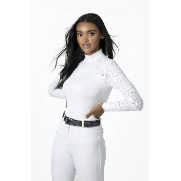 Wedstrijdpolo LeMieux Olivia lange mouwen Wit Wedstrijdpolo LeMieux Olivia lange mouwen Wit