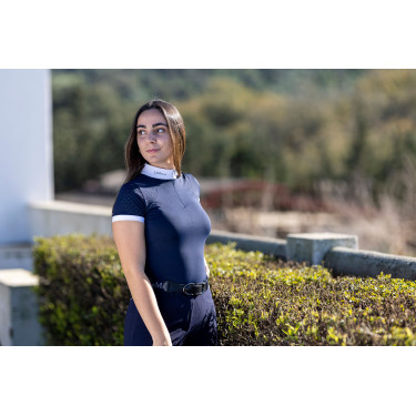 Wedstrijdpolo LeMieux Olivia met korte mouwen Wedstrijdpolo LeMieux Olivia met korte mouwen