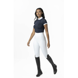 Polo de concours LeMieux Olivia manches courtes Bleu marine