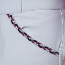 Pantalon Flags & Cup Mendoza junior Blanc Pantalon Flags & Cup Mendoza junior Blanc