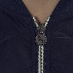 Blouson femme Santa Flags & Cup Bleu marine