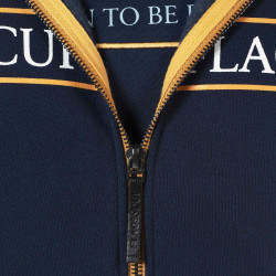 Sweat zippé enfant Perico Flags & Cup Bleu marine