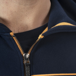 Sweat zippé enfant Perico Flags & Cup Bleu marine