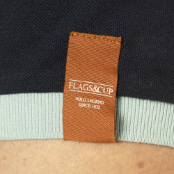 Polo da uomo Pico Flags & Cup Marineblauw Polo da uomo Pico Flags & Cup Marineblauw