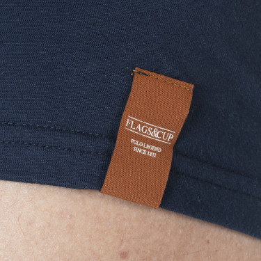 Kinder-T-shirt Pedro Flags & Cup Marineblauw