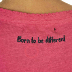 T-shirt femme Rafaela Flags & Cup Fuchsia Rose