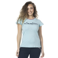 Dames T-shirt Goya Flags & Cup Marineblauw Dames T-shirt Goya Flags & Cup Marineblauw