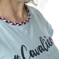 T-shirt femme Goya Flags & Cup Bleu marine T-shirt femme Goya Flags & Cup Bleu marine