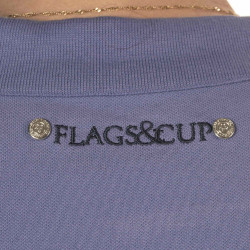 Polo femme Salta Flags & Cup Améthyste Violet Polo femme Salta Flags & Cup Améthyste Violet